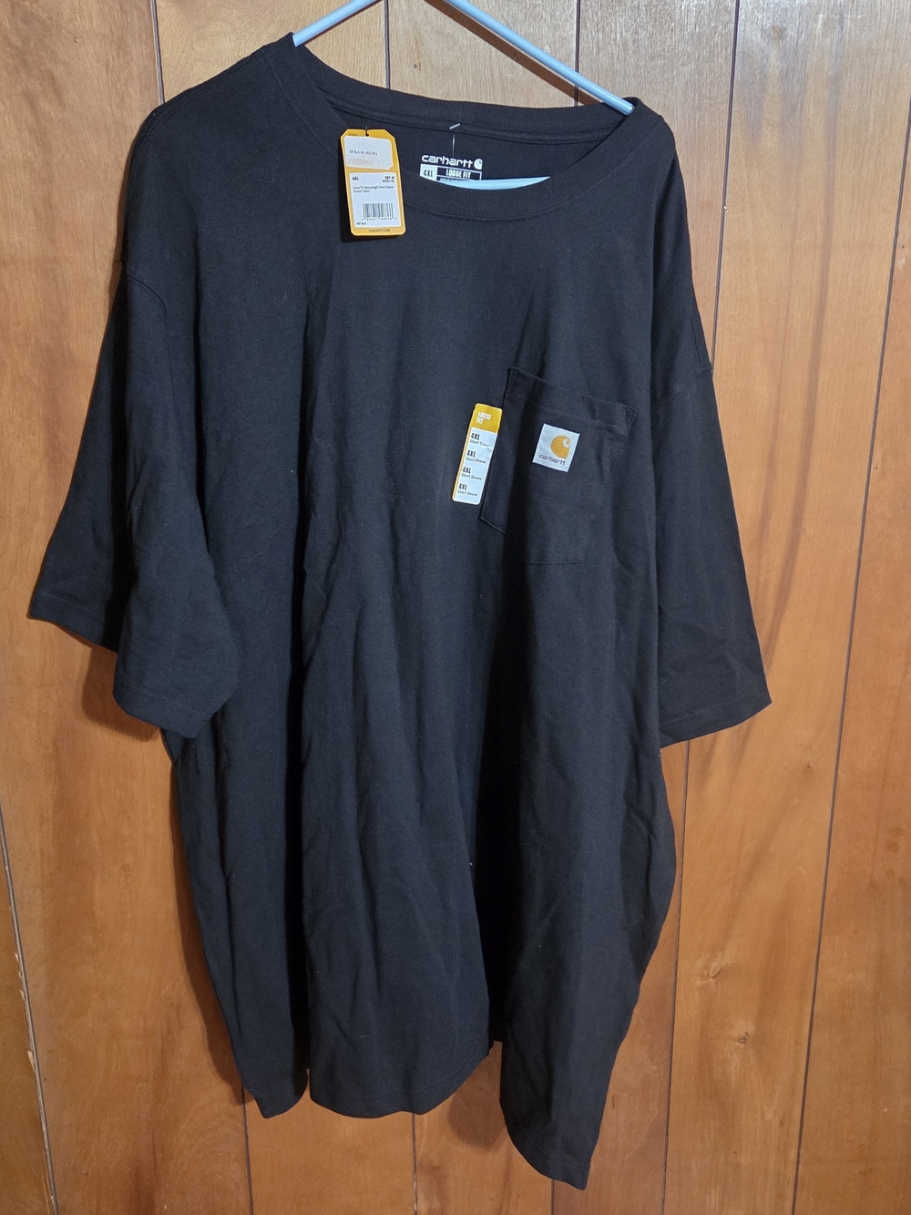 Carhartt Black Short-Sleeve Pocket Tee - Men's Workwear